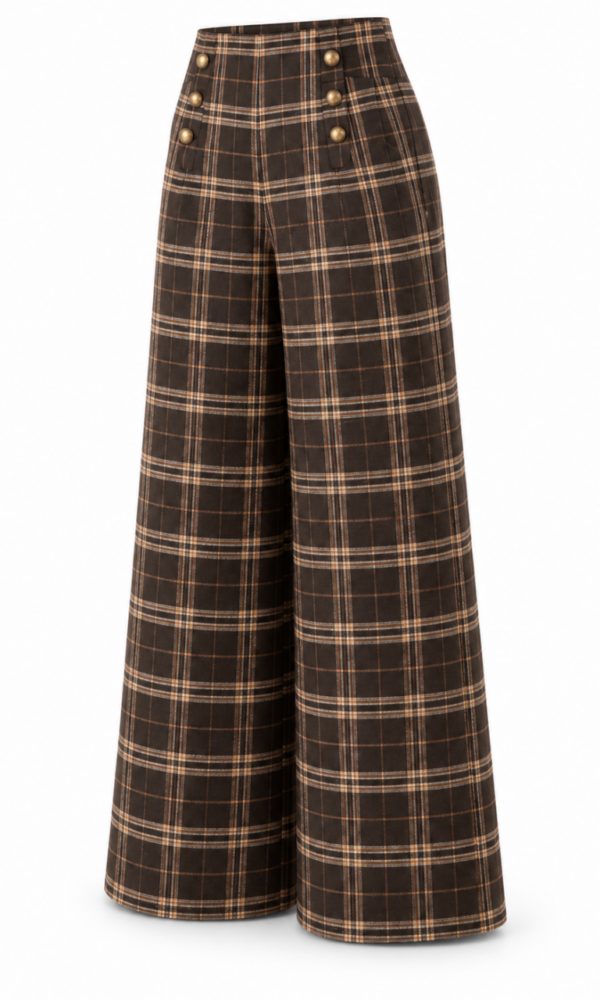 Pantalón Mezcla Cuadros
