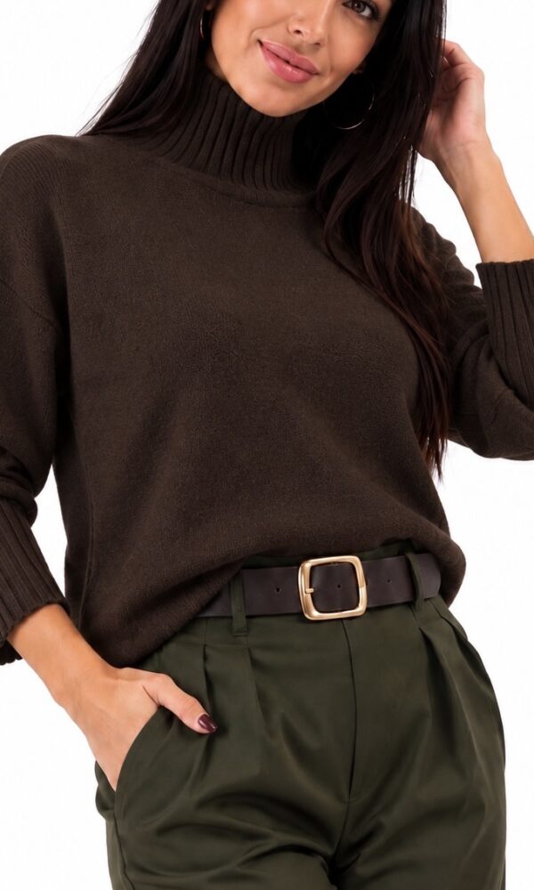 Jersey Cuello Chocolate