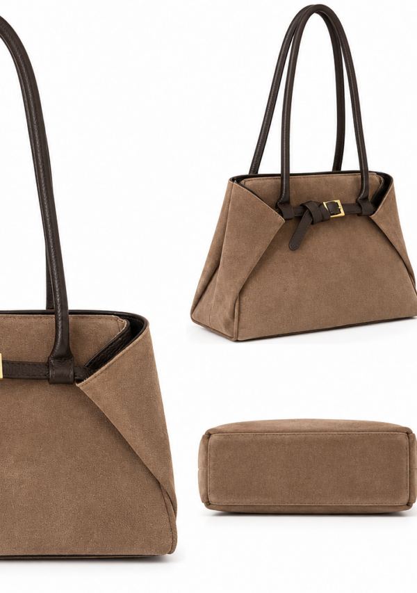 Bolso Ante Taupe